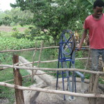 A economy model Rope pump. 40 cheaper than the 1st model.